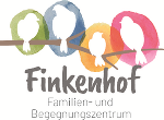 Logo mit dem Schriftzug Finkenhof, Familien- & Begegnungszentrum 