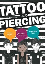 Zeichnung von drei Jugendlichen mit Sprechblasen: Du hast Fragen? Wir haben Antworten ... ... und viele Tipps!